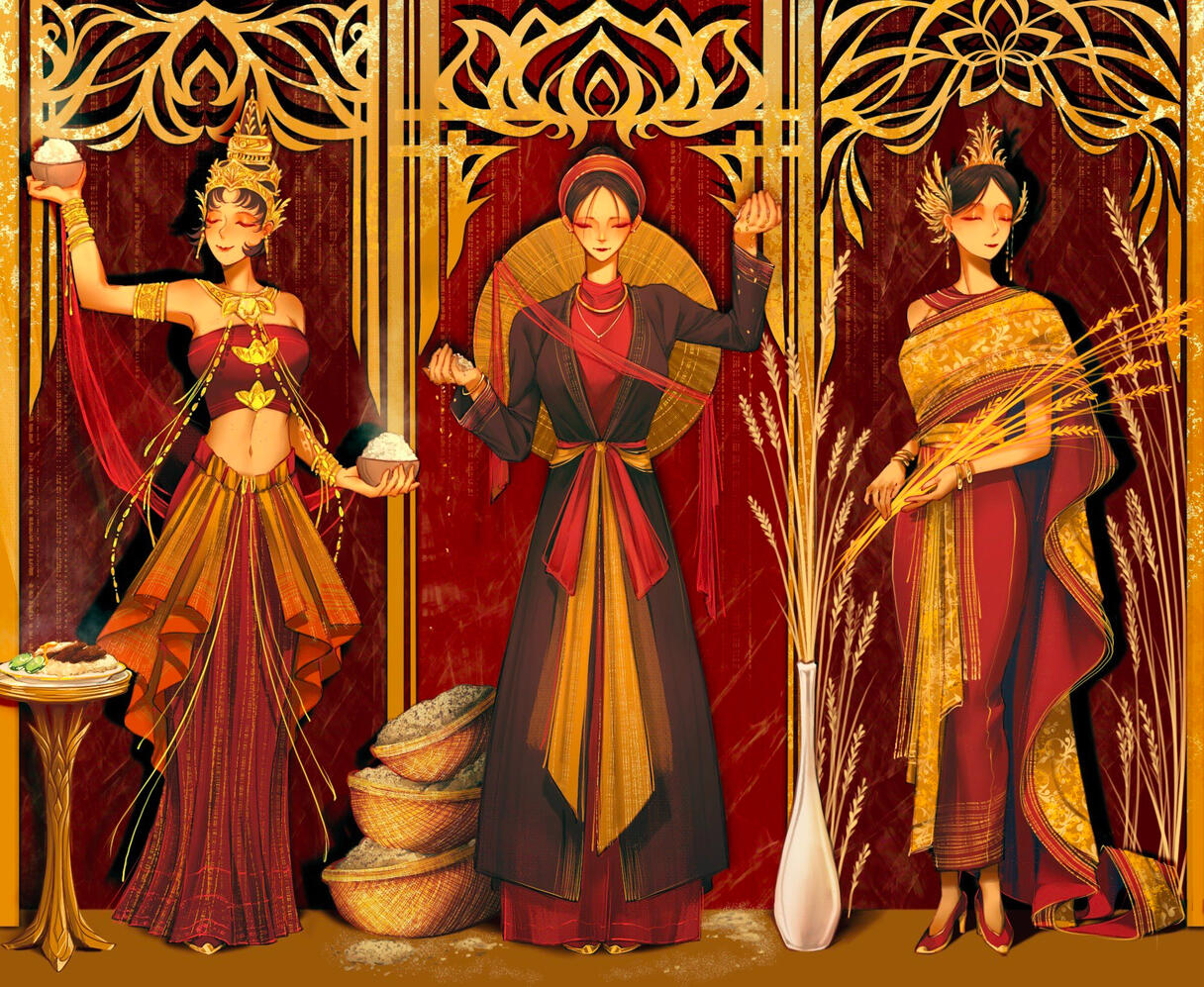 Three Ladies Rice Brand